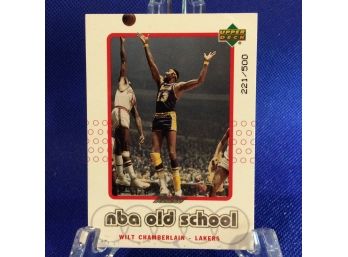 1999-00 Upper Deck Wilt Chamberlain NBA Old School Card 221/500