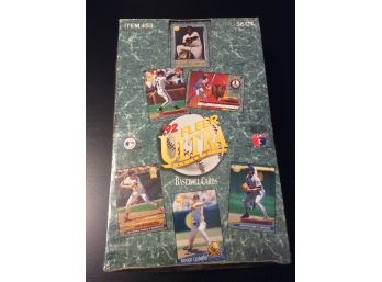 1992 Fleer Ultra Baseball Wax Box