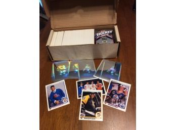 1990 Upper Deck Hockey Complete Set With Sealed High # Series Plus Doubles