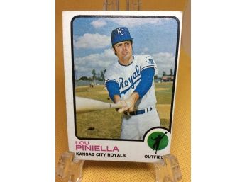 1973 Topps Lou Piniella Baseball Card