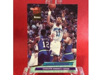 1992-93 Fleer Ultra Alonzo Mourning Rookie Card #234