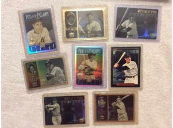 8 New York Yankees Legends Cards Babe Ruth - Lou Gehrig And More
