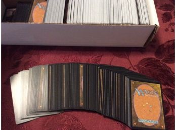 Box Filled With Hundreds Of Magic The Gathering Cards