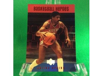 1999 Upper Deck Julius Erving Basketball Heroes Insert Card