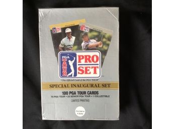 1990 Pro Set PGA Tour Inaugural Set Sealed Wax Box