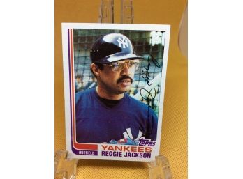 1982 Topps Reggie Jackson Baseball Card