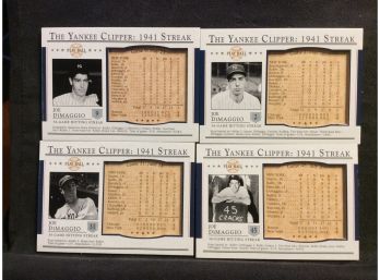 4 - 2003 Upper Deck Joe DiMaggio Yankee Clipper Streak Cards