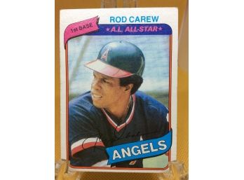 1980 Topps Rod Carew Card