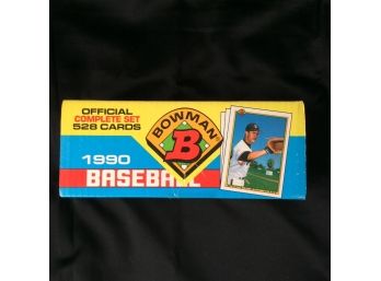1990 Bowman Baseball Complete Set