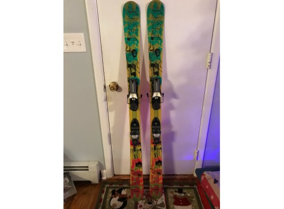 Pair Of Rossignol El Invader 151 Skis And Bindings