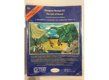 Dungeons & Dragons Module X1 The Isle Of Dread