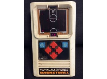 Vintage Mattel Basketball Handheld Game Working