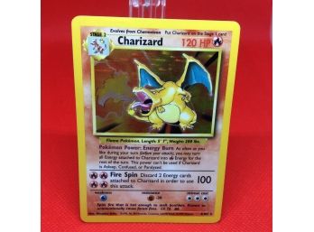 1999 Pokemon Base Set Limited Edition Charizard Foil Holo Card 4/102