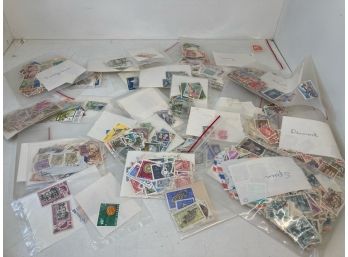 Huge Lot Of Collectible Foreign Postage Stamps From All Around The World