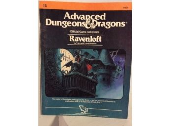 Advanced Dungeons & Dragons  I6 RAVENLOFT - ORIGINAL 1983 1st Edition Module