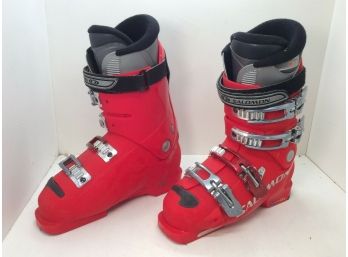 Salomon Course 90 Ski Boot Flex 90JR Size Mens 5 1/2 Red