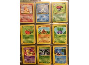 Lot Of 99 Pokemon Cards In Sheets And Binder