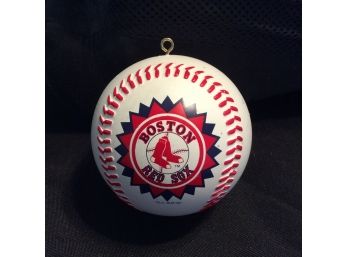 Boston Red Sox Baseball Hanging Christmas Ornament