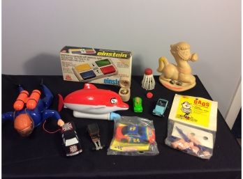 Assortment Of Vintage Toys And Accessories