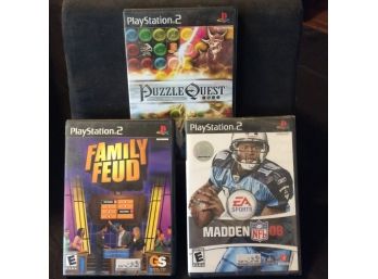 Lot Of 3 Playstation 2 Games - 1 Sealed