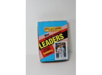 1986 TOPPS MAJOR LEAGUE LEADERS SUPER GLOSSY BASEBALL CARD 36 Packs