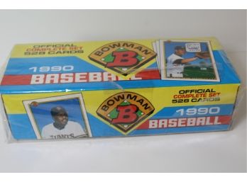Unopened 1990 Bowman Baseball Set