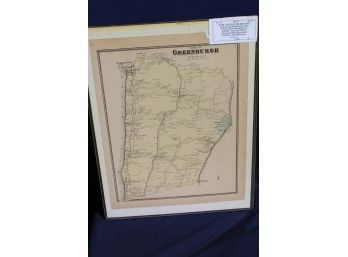 1867 Town Of Greenburgh, NY - Beers Map.