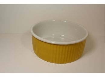 Vintage Copco Souffle/casserole Yellow Bowl