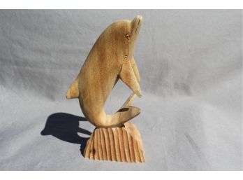 Carved Wooden Dolphin From The Florida Keys
