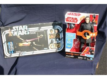 Great Retro Star Wars Game 'Escape From Death Star' And Kylo Ren 'Never-used' Action Figure