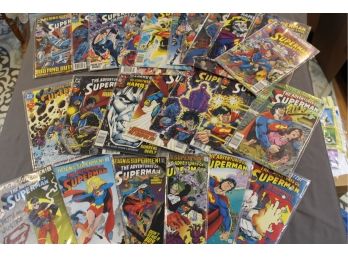 Superman Group 3 'superman - Man Of Steel' - 'the Adventures Of Superman' 24 Comics
