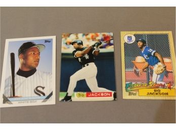 Collectible 1987 Bo Jackson Future Stars  From Topps & 2 More