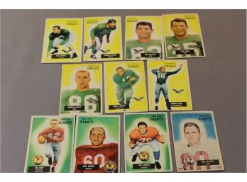 1955 Bowman Football Card - Eagles & Giants (11)