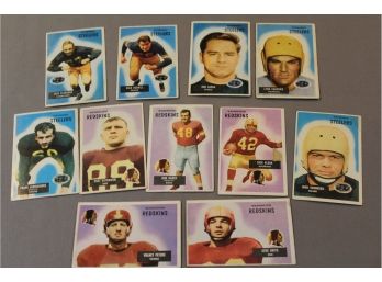 1955 Bowman Football Cards - Redskins & Steelers (11)