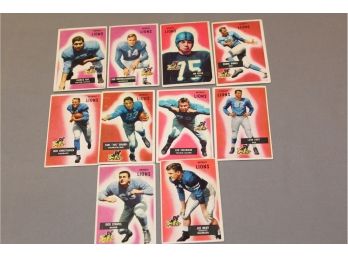 1955 Detroit Lions Football Cards From Bowman (10)