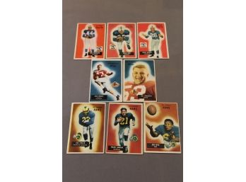 1955 Bowman Football Cards - 49ers, Rams, & Colts (8)