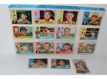 1960 Topps Baseball Cards Excellent Condition Potential High Grade (15)