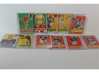 1956 Topps Football Cards - Giants - Redskins - Eagles - Bears- Lions (11)