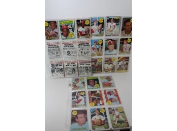 Nice 28 Card Group Of St. Louis Cardinals From 1969 & 1970