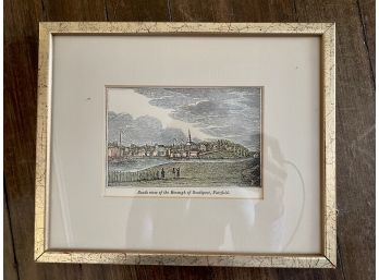 Framed Historical Print Of Southport, Connecticut