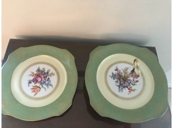 Two (2 ) Porcelain Plates( Bavaria)     Tirschenreuth