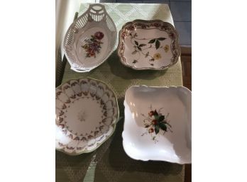 Assorted Fine China Bowls