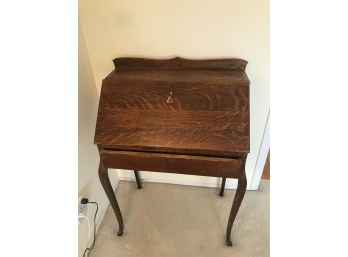 Petite Wood Drop Leaf Desk