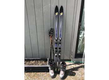 K-2 Skis 70' Long  With Maker With Salomon Boots - 2sets Ski Polls.