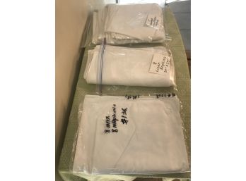 31 Assorted Linen & Polyester Napkins & Eight (8) Linen Placemats
