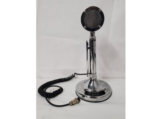 Vintage ASTATIC Silver Eagle D-104 Lollipop Desk Microphone ~ Amplified