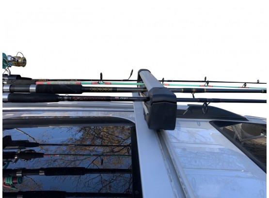 Thule Fishing Rod Pole Vehicle Rack Attachment Mounts And Ski