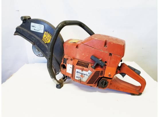 Husqvarna 371k 14' 5400RPM Gas Powered Concrete Cut Off Saw - For Repair - Untested!