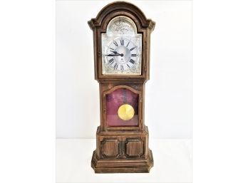 Vintage Miniature Electric Plastic Grandfather Clock By Sunbeam - Model 80-265