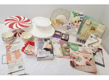 Baking & Cooking, Pedestal Plates, Ceramic Cupcake Cups, Cookie Cutters, Cookbooks And More
